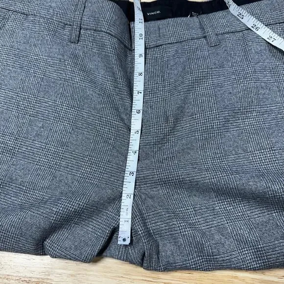 Vince Glen Plaid Griffith Pants in Medium Heather Gray Men's Sz 33 New With Tags